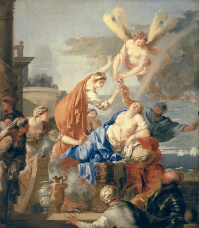 The Death of Dido by Sébastien Bourdon